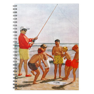 Big Pole Little Fish by Richard Sargent Notebook