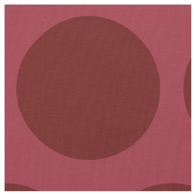 Big Polka Dot Pattern Fabric (Close Up)