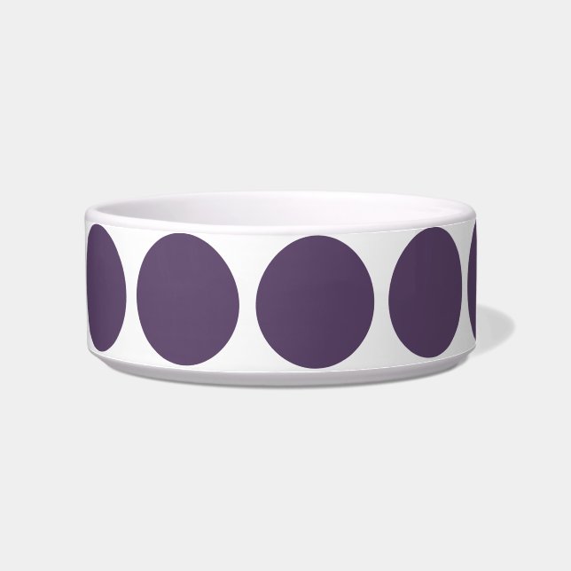 Big Polka Dots Cat Bowl (Right)