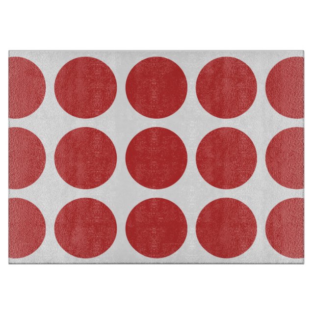 Big Polka Dots Cutting Board (Front)
