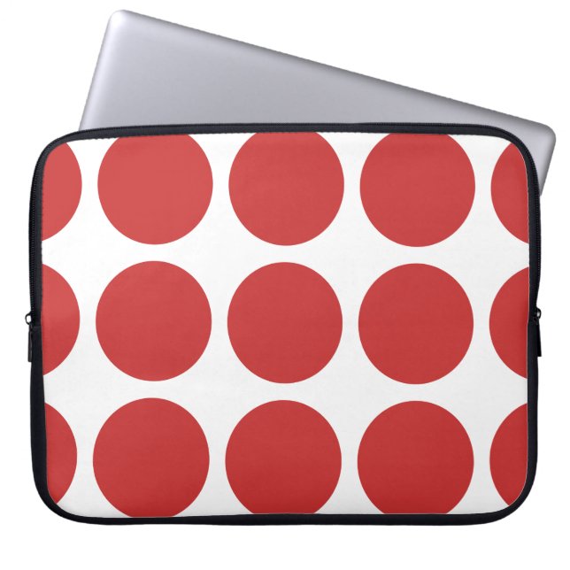 Big Polka Dots Electronics Sleeve (Front)