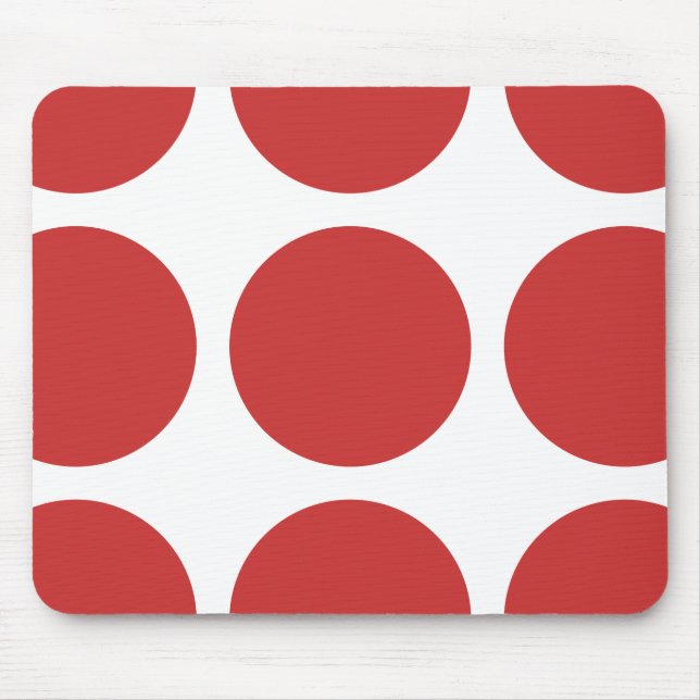 Big Polka Dots Mousepad (Front)