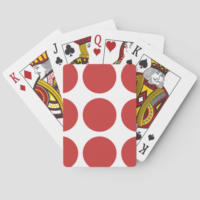 Big Polka Dots Playing Cards (Back)