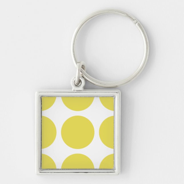 Big Polka Dots Premium Keychain (Front)