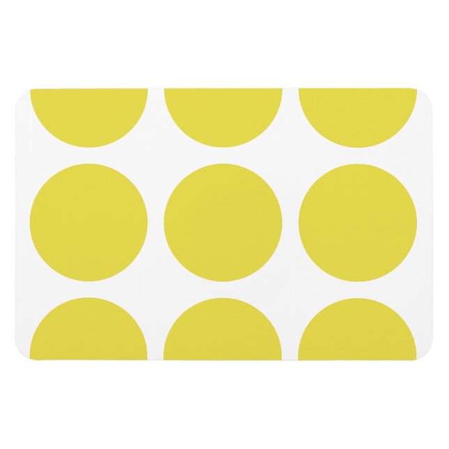 Big Polka Dots Premium Magnet (Horizontal)