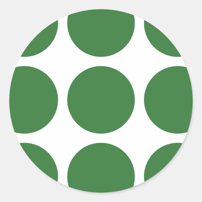 Big Polka Dots Stickers (Front)