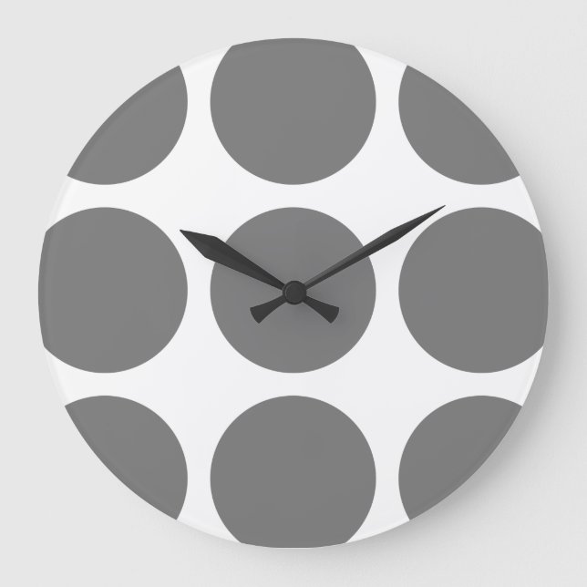 Big Polka Dots Wall Clock (Front)