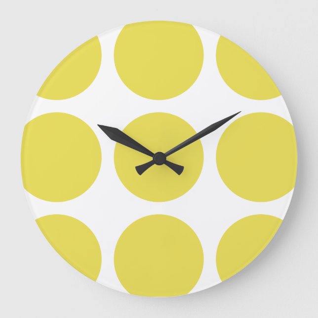Big Polka Dots Wall Clock (Front)