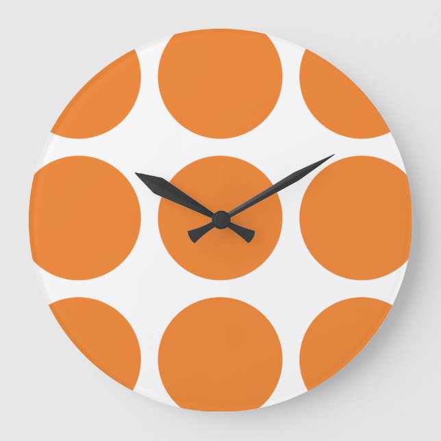 Big Polka Dots Wall Clock (Front)