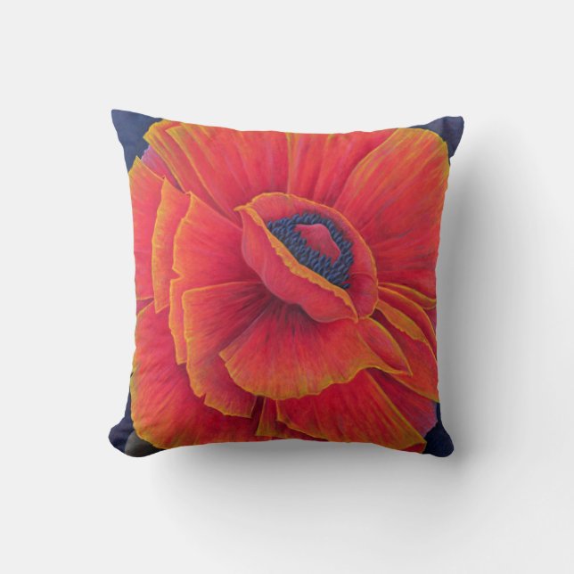 Big Poppy 2003 Cushion (Front)