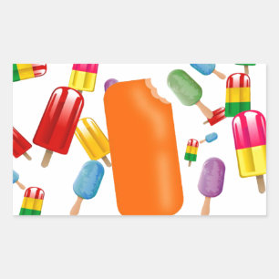 Big Popsicle Chaos by Ana Lopez Rectangular Sticker