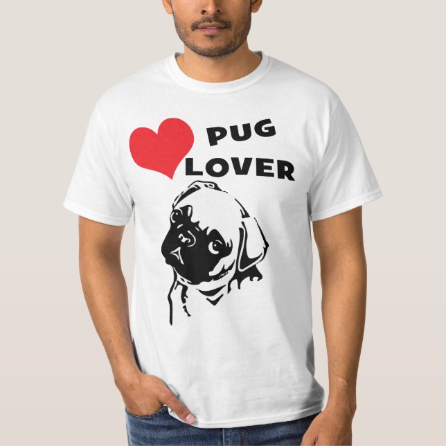 Big Pug Lover Value TEE | UNISEX (Front)
