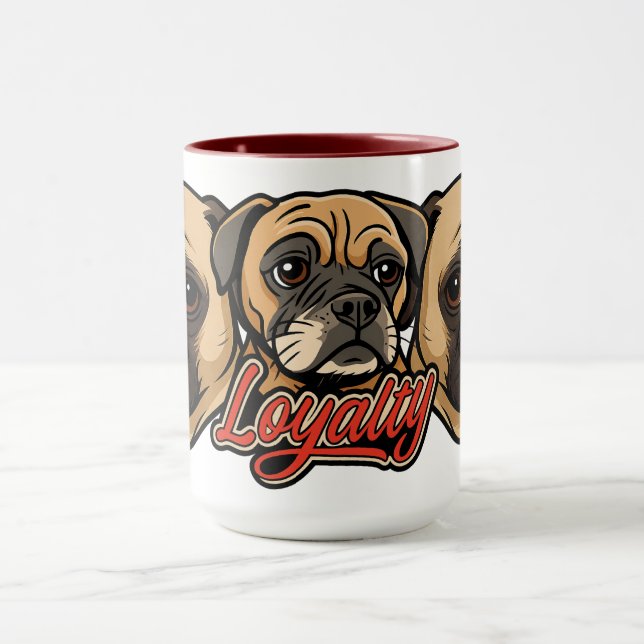 Big Pug Mug by Phil Elmore (Center)