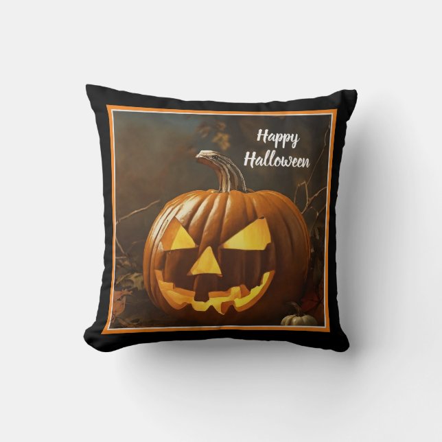 Big Pumpkin Halloween Collection Cushion (Front)