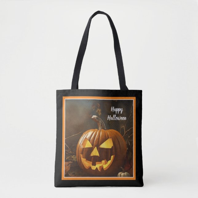 Big Pumpkin Halloween Collection Tote Bag (Front)