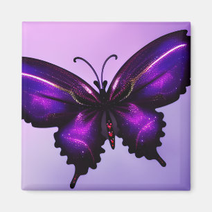Big Purple Butterfly Magnet