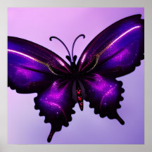 Big Purple Butterfly