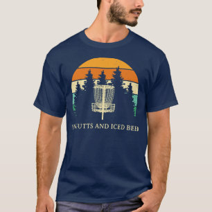 Big Putts and Iced Beer Disc Golf Drinking Golfer  T-Shirt