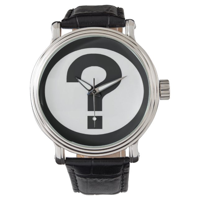 Big question mark watch (Front)