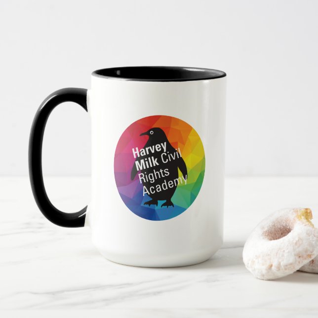 Big Rainbow Penguin Mug (With Donut)