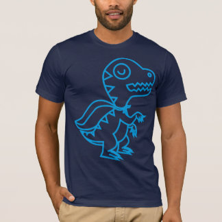 Big Rainbow Rex Blue T-Shirt