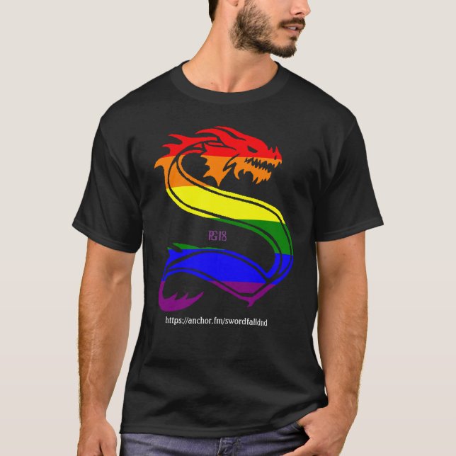 Big Rainbow Swordfall S T-Shirt (Front)