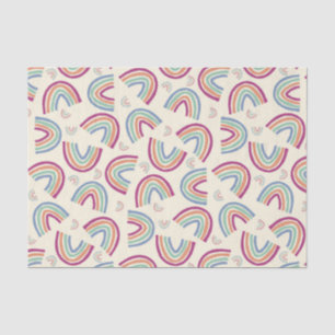 Big rainbows confetti tissue paper