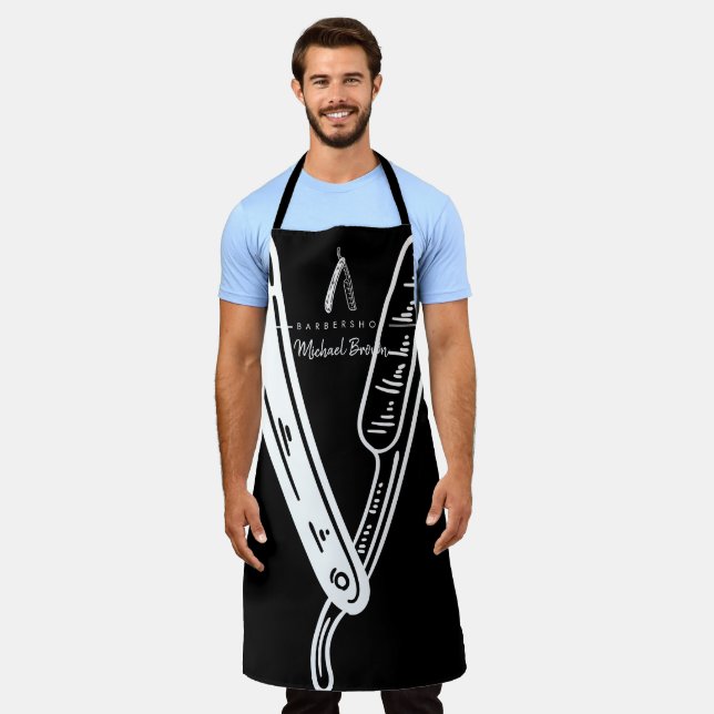 Big Razor Barber Apron (Worn)