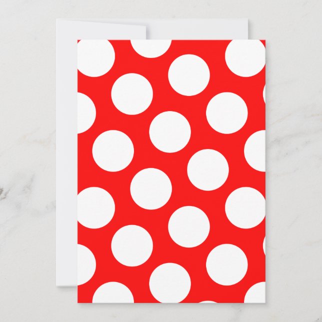 Big Red and White Polka Dots (Front)