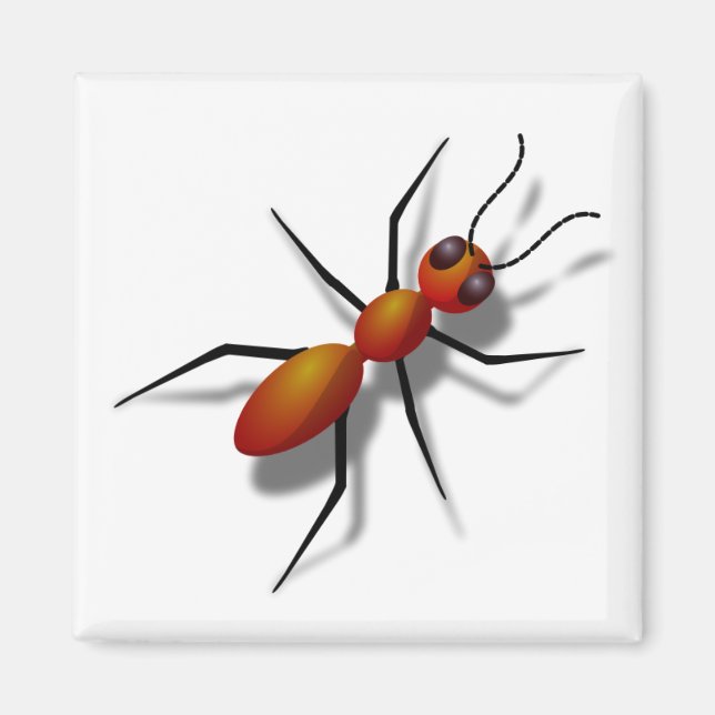 Big Red Ant Magnet (Front)