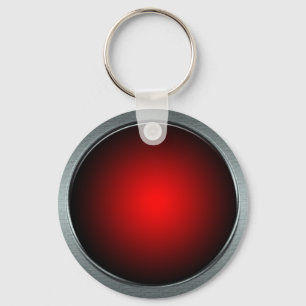 Big Red Button Keychain