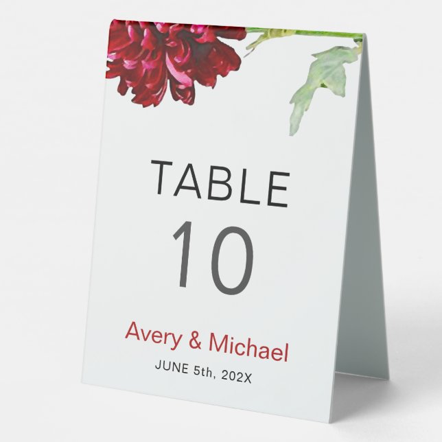  Big Red Chrysanthemum  (Back)