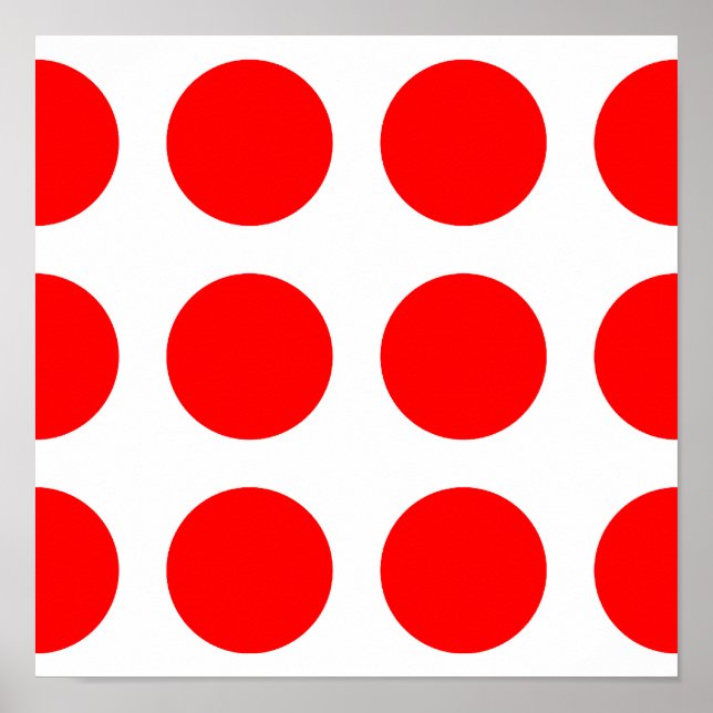 Big Red Dots Poster (Front)