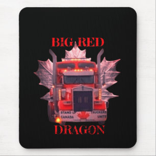 BIG RED DRAGON MOUSE PAD