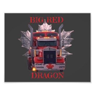 BIG RED DRAGON PHOTO PRINT