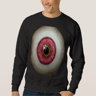 Big Red Eyeball Creepy Spooky Eye Halloween Costu Sweatshirt