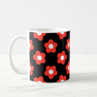 Big Red Flower Coffee Mug