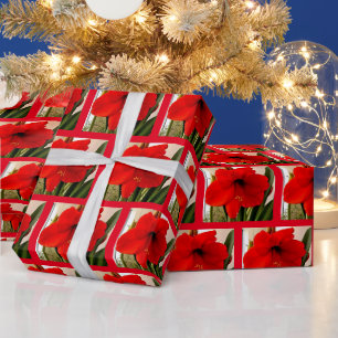BIG RED FLOWER wrapping paper
