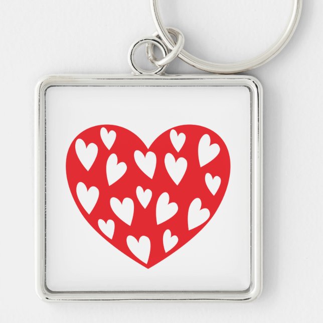 Big Red Heart Keychain (Front)