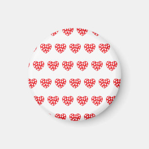 Big Red Heart With Little Hearts Magnet