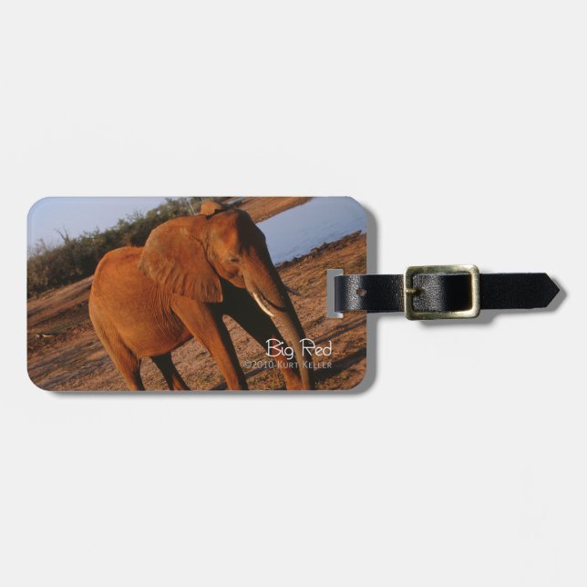 Big Red Luggage Tag (Front Horizontal)