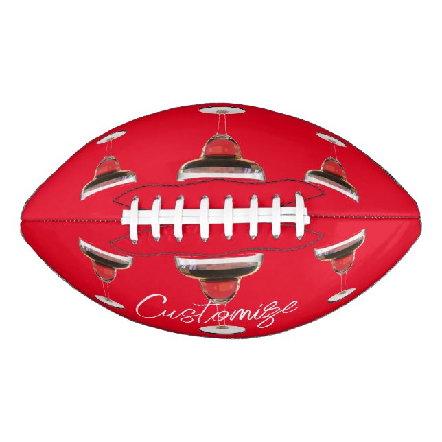 Big Red Margarita Cocktail Drink Thunder_Cove Football (Front)