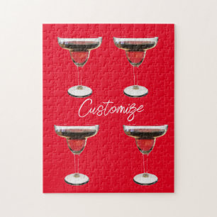 Big Red Margarita Cocktail Drink Thunder_Cove Jigsaw Puzzle