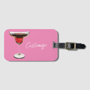 Big Red Margarita Cocktail Drink Thunder_Cove Luggage Tag