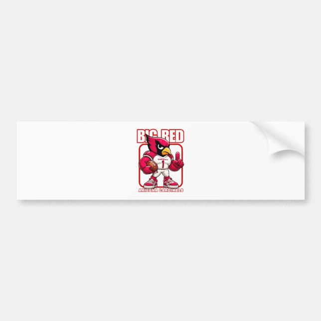 Big Red no 1 Bumper Sticker (Front)