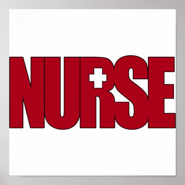 BIG RED NURSE POSTER (Front)