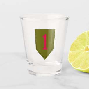 Big Red One Shot Glass