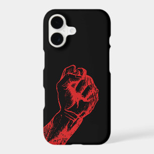 Big Red Raised Defiant Fist