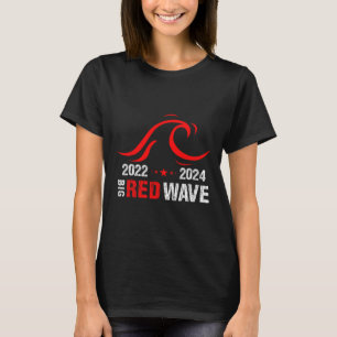 Big Red Wave Republican Gop Election  T-Shirt