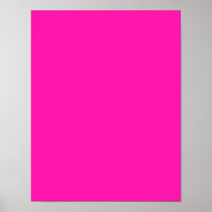 BIG RICH BRIGHT DEEP HOT PINK BACKGROUND WALLPAPER POSTER